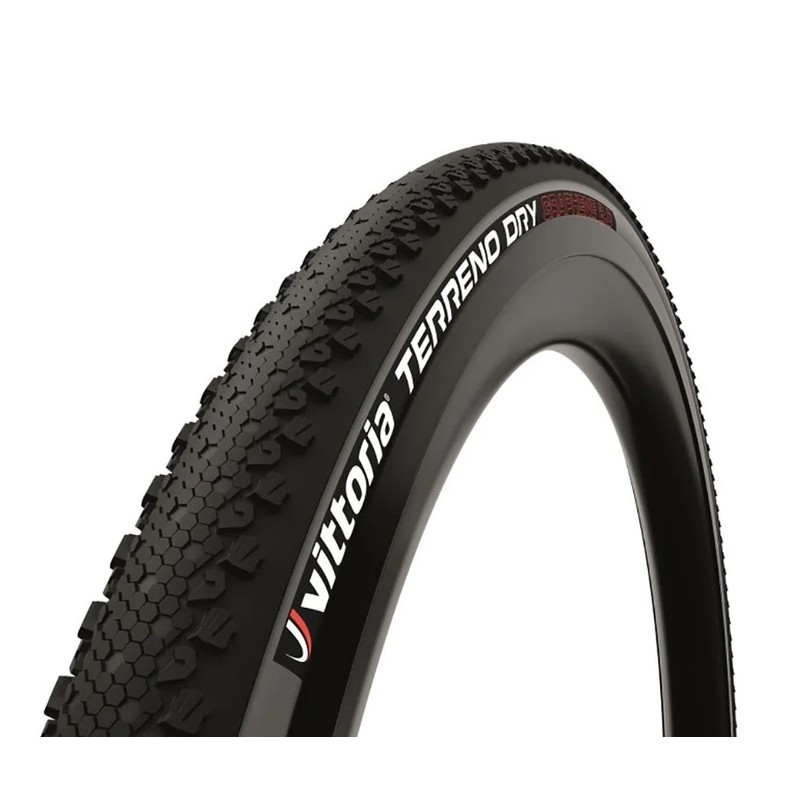 Neumático Vittoria Terreno Dry 700x38c Gravel flanco gris G2.0