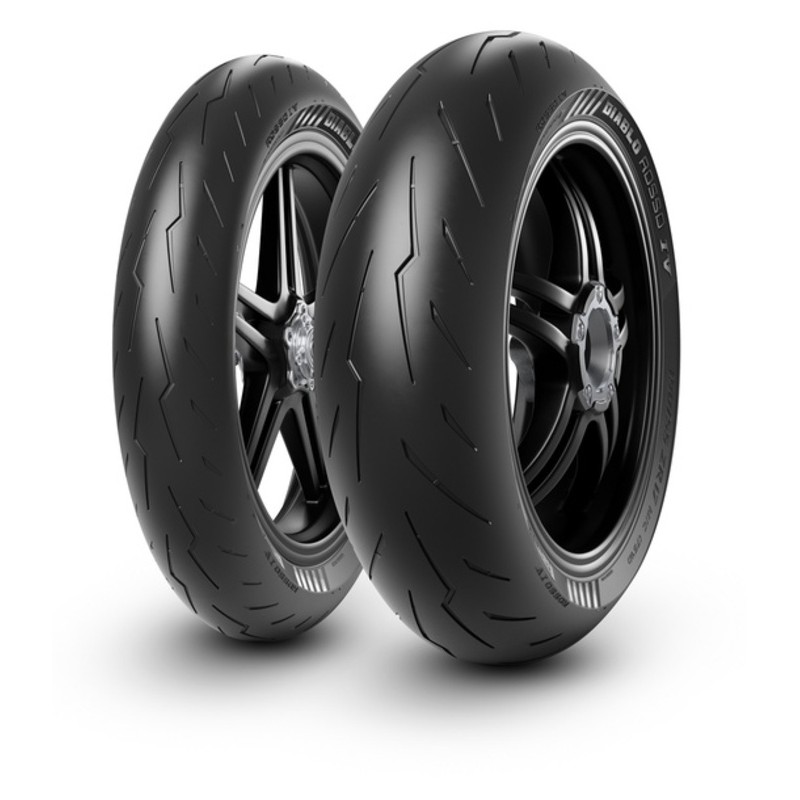 Neumático PIRELLI DIABLO ROSSO IV 180/55 ZR 17 M/C (73W) TL