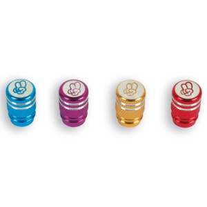 Juego tapones valvula tipo V. Negro