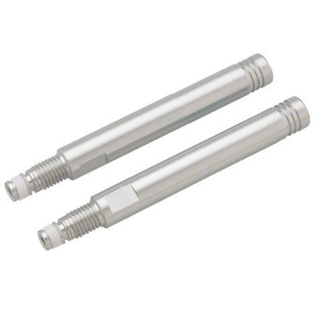 Pack de 2 extensiones de válvula fina Presta. Acero 30mm