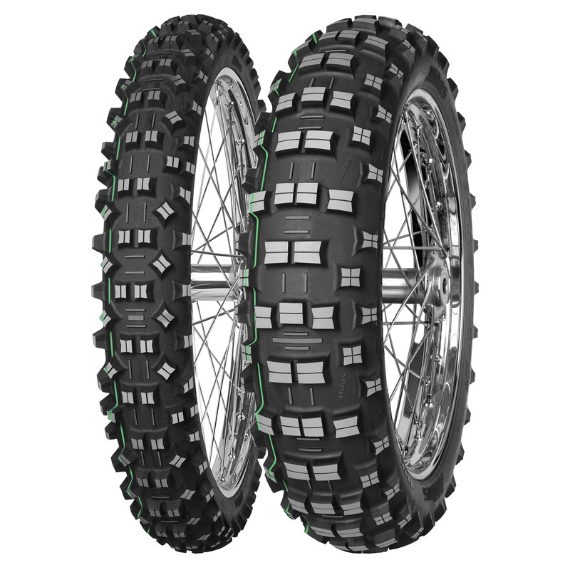 Neumático MITAS TERRA FORCE-EF 120/90-18 65R TT SUPER LIGHT GREEN