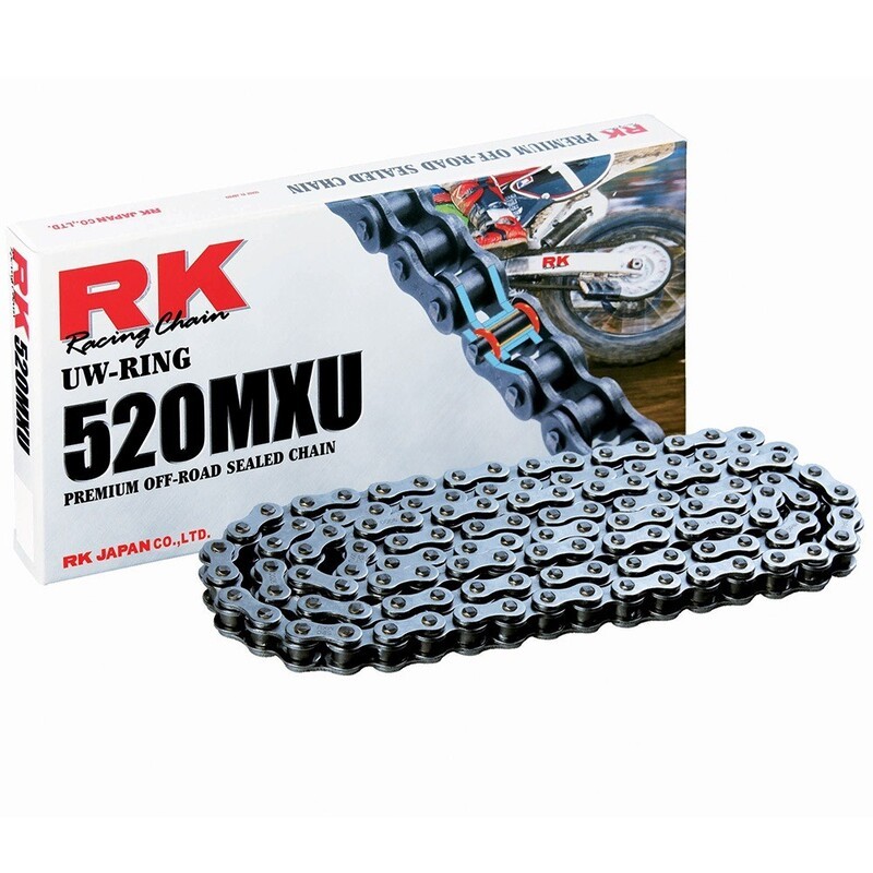 Cadena RK 520MXU con 120 eslabones negro