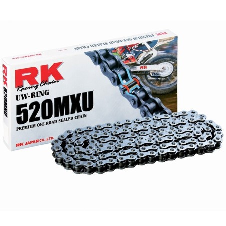 Cadena RK 520MXU con 120 eslabones negro