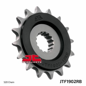 Piñón con goma anti-ruido JT SPROCKETS acero 1902 - 520