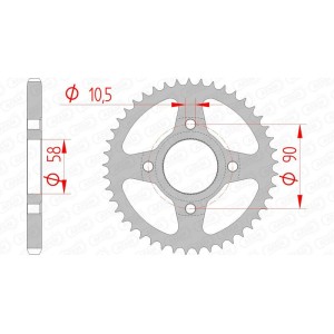 Corona AFAM acero estándar 10223 - Paso 428