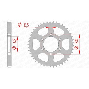 Corona AFAM acero estándar 12203 - Paso 428