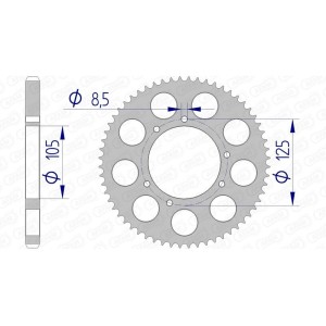 Corona AFAM aluminio 48200 - Paso 428