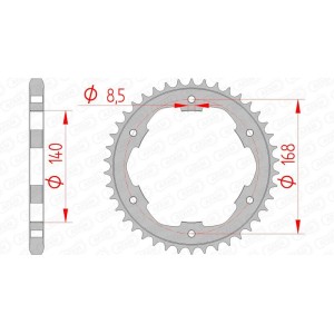Corona AFAM acero estándar 92634 - Paso 525