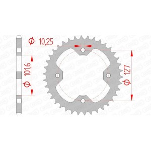 Corona AFAM acero estándar 98500 - Paso 520