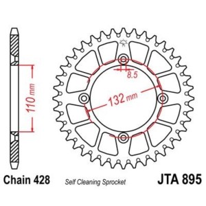 Corona JT 895 de aluminio con 48 dientes
