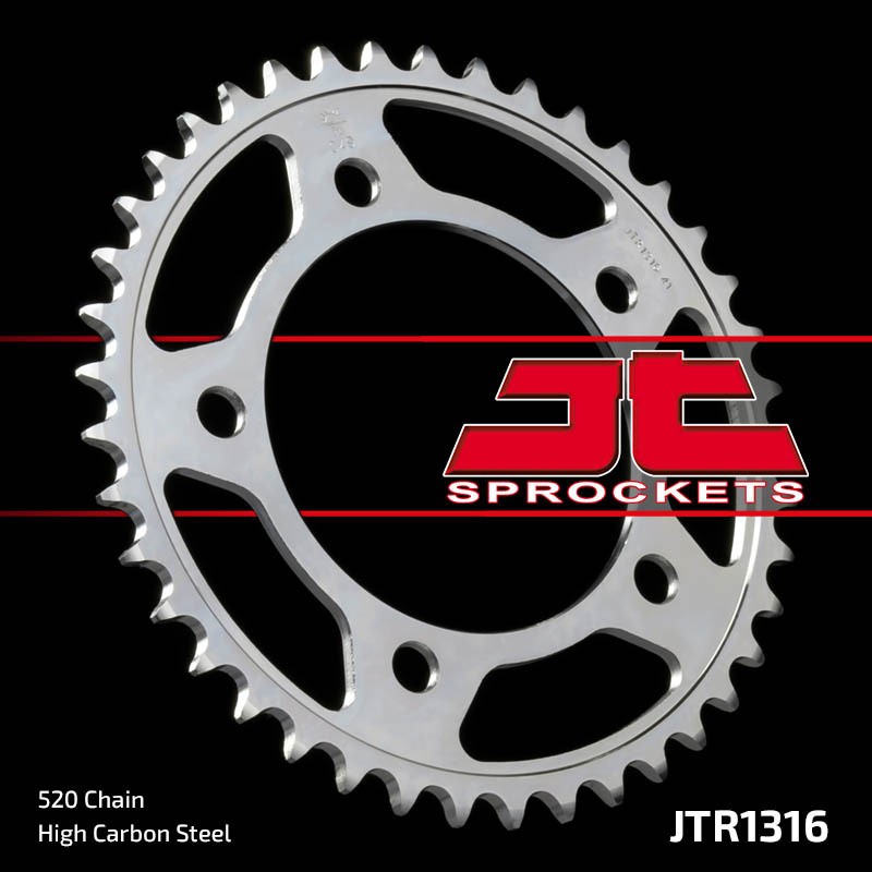 Corona JT SPROCKETS acero estándar 1316 - Paso 520