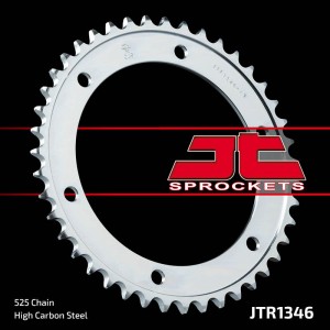 Corona JT SPROCKETS acero estándar 1346 - Paso 525