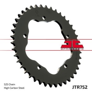 Corona JT SPROCKETS acero estándar 752 - Paso 525 - Requiere portac...