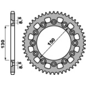 Corona PBR acero C45 estándar 4308 - 520