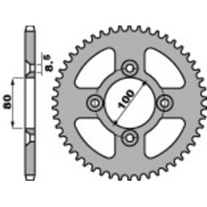 Corona PBR acero C45 estándar 4351 - 428