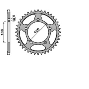 Corona PBR aluminio ultra-light 4447 - 525
