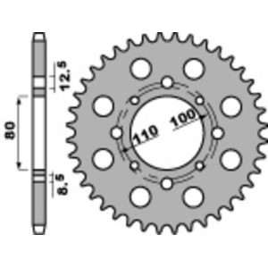 Corona PBR acero C45 estándar 333 - 630