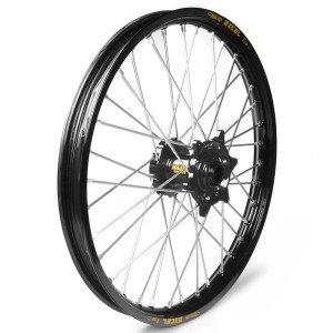 Rueda completa Haan Wheels aro negro 19-1,40 buje negro 1 33014/3/3