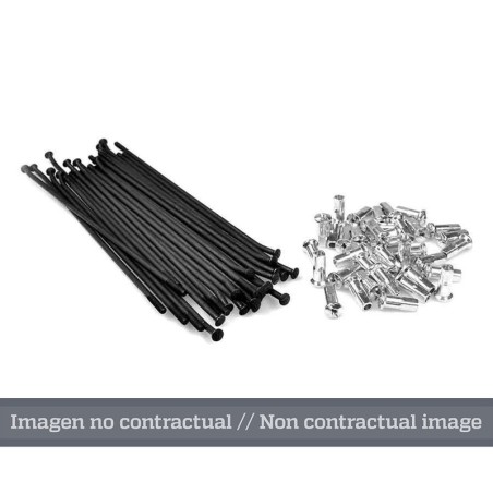 Juego de radios negro para llanta 18 para buje OEM 25 1405/3