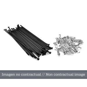 Juego de radios negro para llanta 17 para buje OEM 25 6303/3