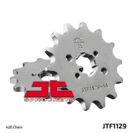 Piñón JT SPROCKETS acero estándar 1129 - Paso 420