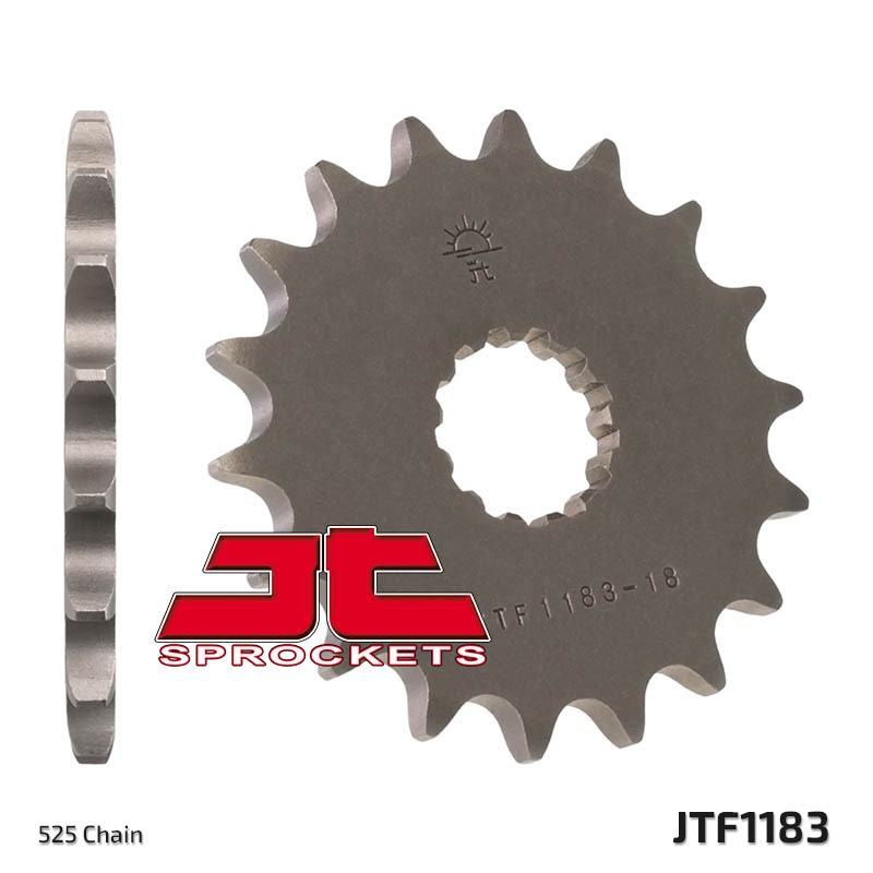 Piñón JT SPROCKETS acero estándar 1183 - Paso 525