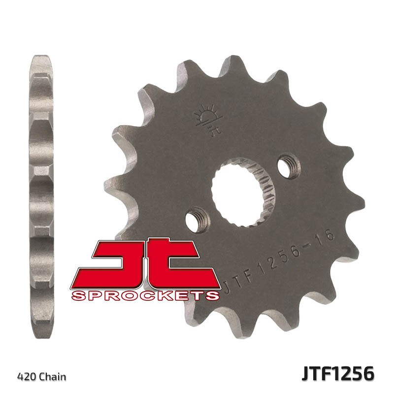 Piñón JT SPROCKETS acero estándar 1256 - Paso 420