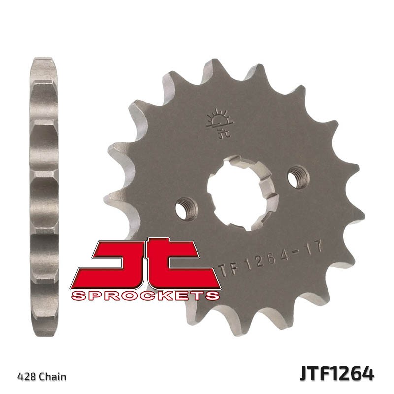 Piñón JT SPROCKETS acero estándar 1264 - Paso 428