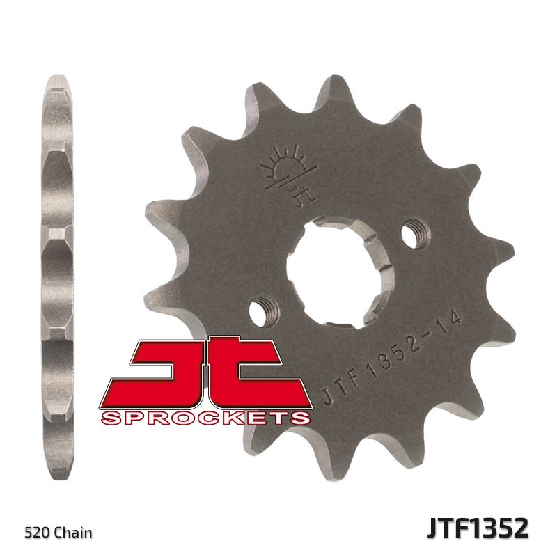 Piñón JT SPROCKETS acero estándar 1352 - Paso 520
