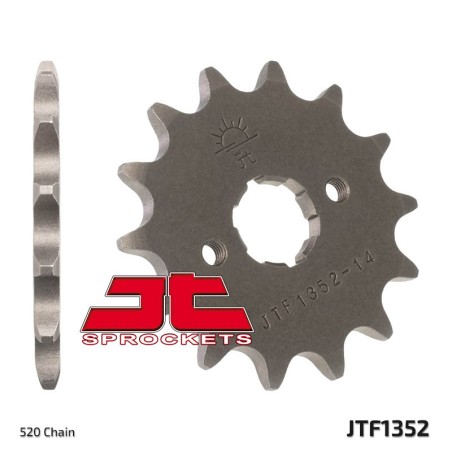 Piñón JT SPROCKETS acero estándar 1352 - Paso 520