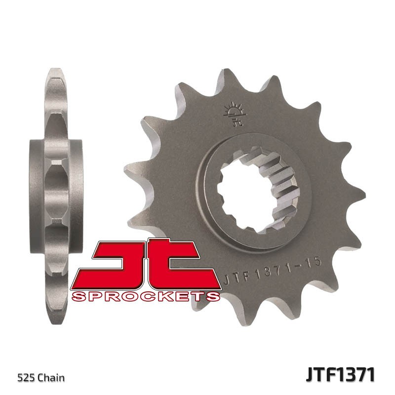 Piñón JT SPROCKETS acero estándar 1371 - Paso 525