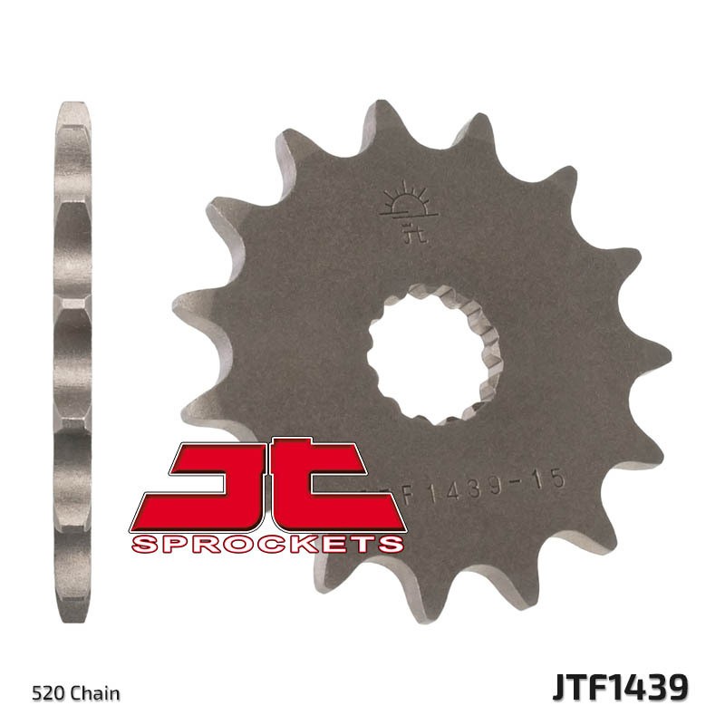 Piñón JT SPROCKETS acero estándar 1439 - Paso 520