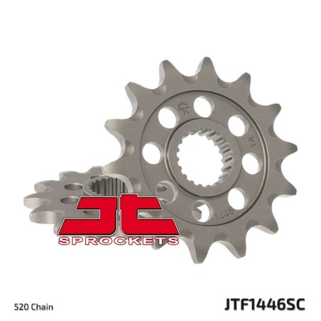 Piñón JT SPROCKETS acero autolimpiable 1446 - Paso 520