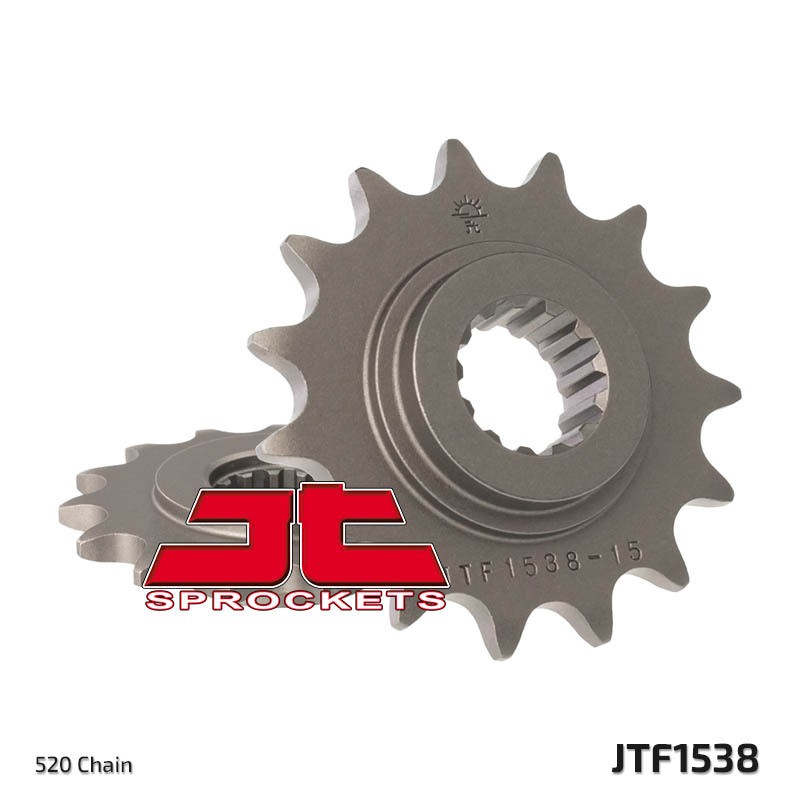 Piñón JT SPROCKETS acero estándar 1538 - Paso 520
