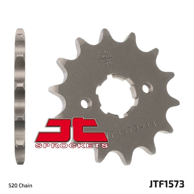 Piñón JT SPROCKETS acero estándar 1573 - Paso 520