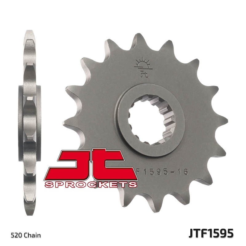 Piñón JT SPROCKETS acero estándar 1595 - Paso 520