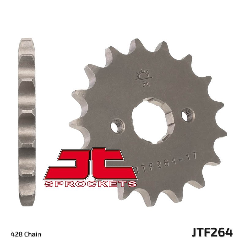 Piñón JT SPROCKETS acero estándar 264 - Paso 428