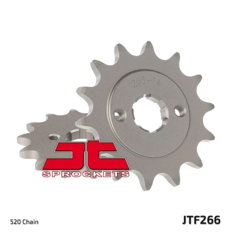 Piñón JT SPROCKETS acero estándar 266 - Paso 520