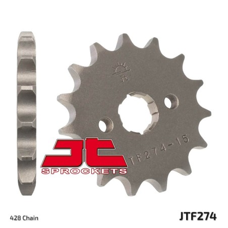 Piñón JT SPROCKETS acero estándar 274 - Paso 428