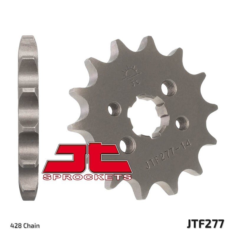 Piñón JT SPROCKETS acero estándar 277 - Paso 428