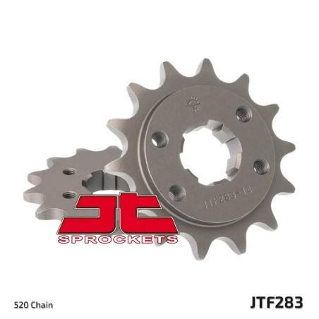 Piñón JT SPROCKETS acero estándar 283 - Paso 520