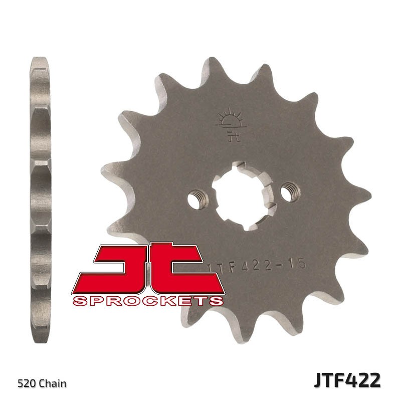 Piñón JT SPROCKETS acero estándar 422 - Paso 520