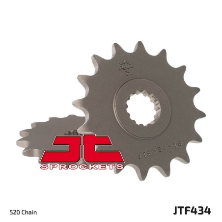 Piñón JT SPROCKETS acero estándar 434 - Paso 520