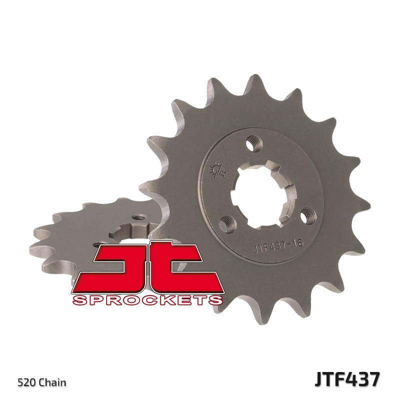 Piñón JT SPROCKETS acero estándar 437 - Paso 520