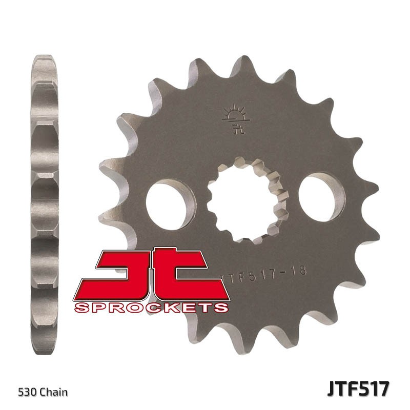 Piñón JT SPROCKETS acero estándar 517 - Paso 530