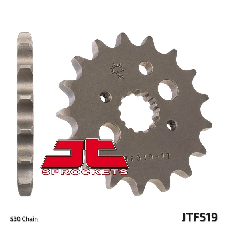 Piñón JT SPROCKETS acero estándar 519 - Paso 530