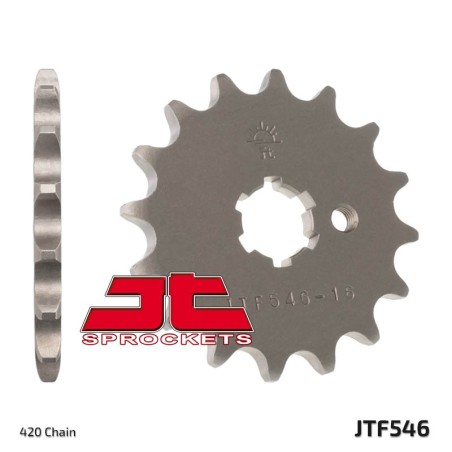 Piñón JT SPROCKETS acero estándar 546 - Paso 420