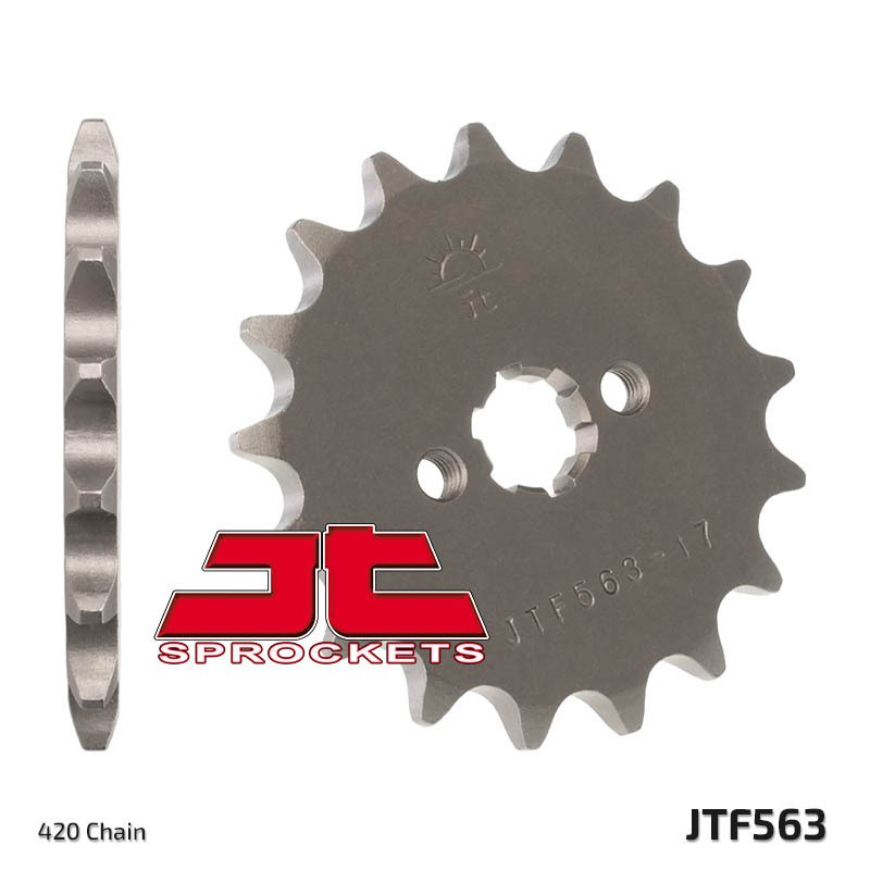 Piñón JT SPROCKETS acero estándar 563 - Paso 420