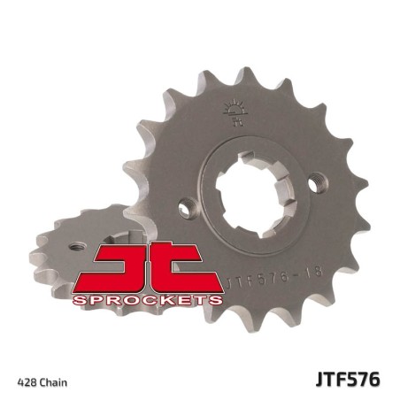Piñón JT SPROCKETS acero estándar 576 - Paso 428
