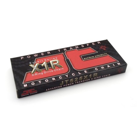 Cadena JT 525X1R con 122 eslabones negro